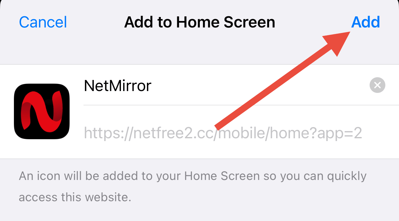 Add NetFree Shortcut