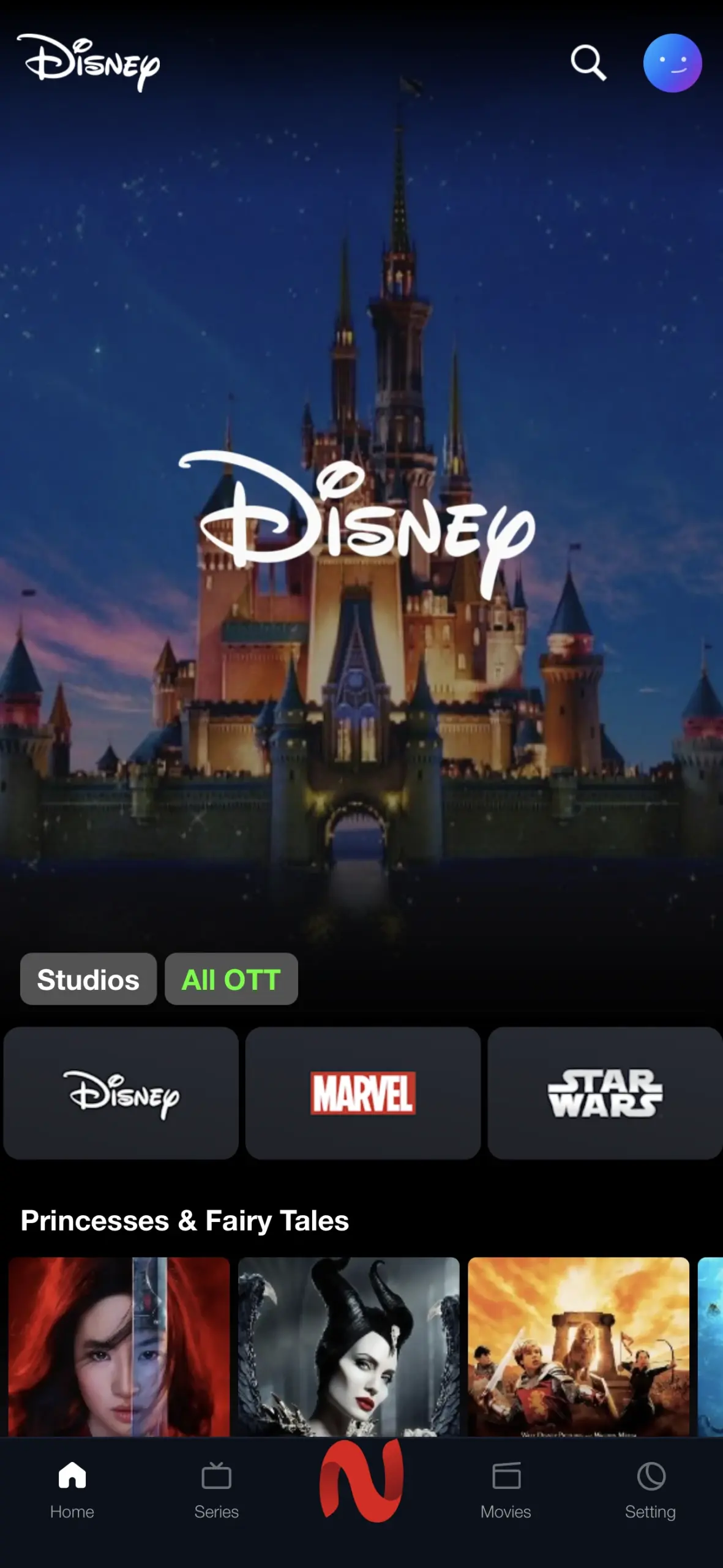 Hotstar UI Preview
